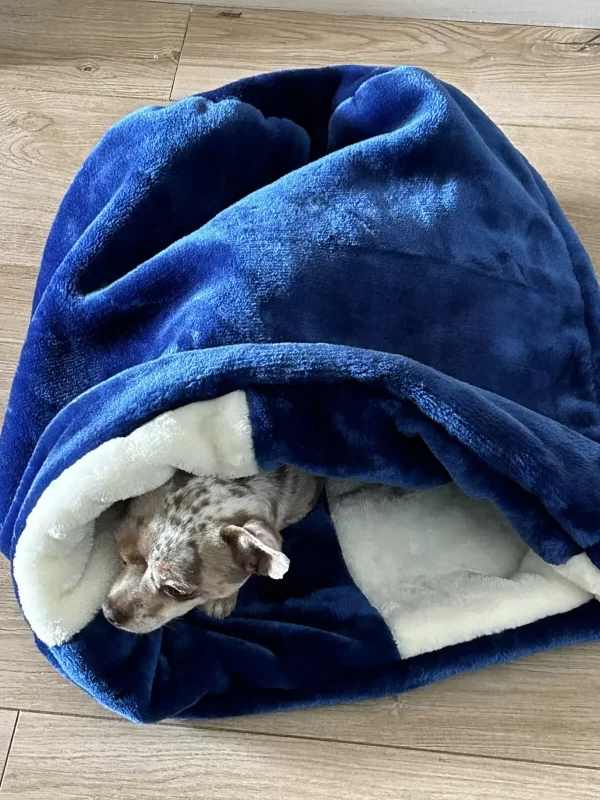 handmade designer pets items snuggle sack