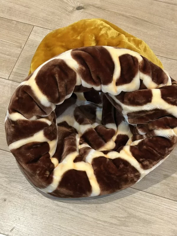 LUXURY SNUGGLE SACK CHIHUAHUA PET PUPPY BED ANIMAL PRINT